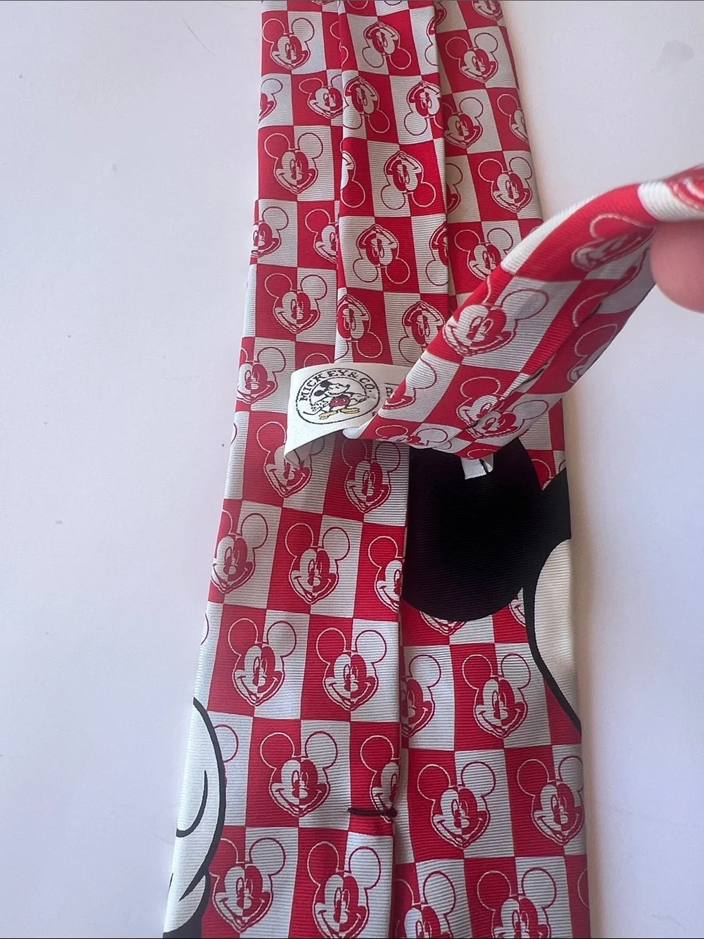 Mickey Mouse Red Novelty Men's Tie